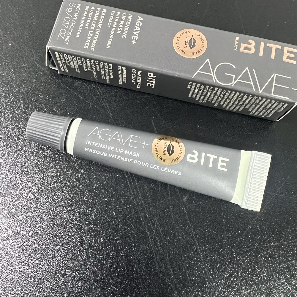 BITE Beauty Agave + Intensive Lip Mask Clear 0.17 oz 5g New SEALED In Box 1Pc - Picture 3 of 8